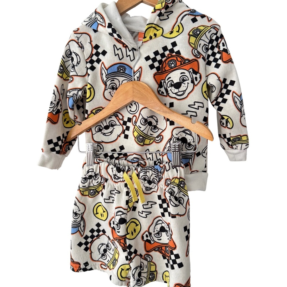 Paw Patrol Matching Sweatshirt & Shorts 2T